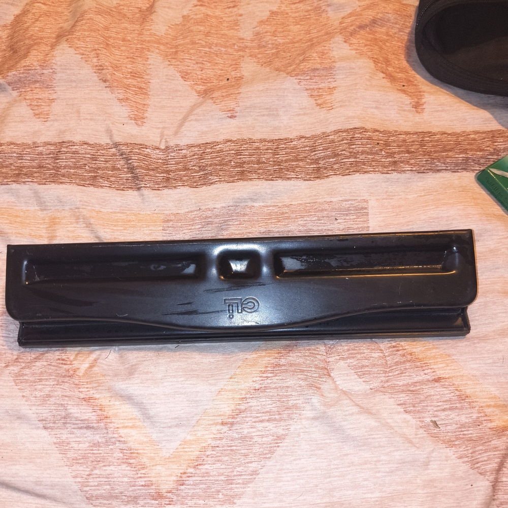 GUESS Glossy Black Clutch